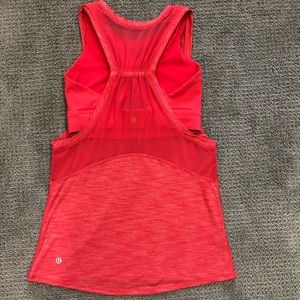 Lululemon Tank With Built In Bra And Mesh Back